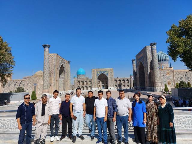 ZAMINIMIZ SAYQALI SAMARQANDGA SAYOHAT UYUSHTIRILDI