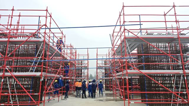 “Navoiy IES” AJda yangi bug‘-gaz qurilmasini bunyod etish ishlari olib borilmoqda