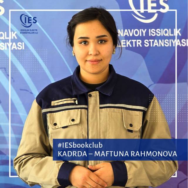 #IESbooklclub: Kadrda – Maftuna Rahmonova